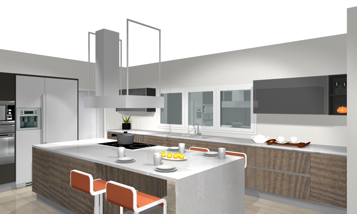 Modern Wood Kitchen
