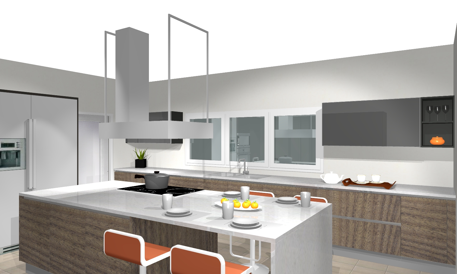 Modern Wood Kitchen