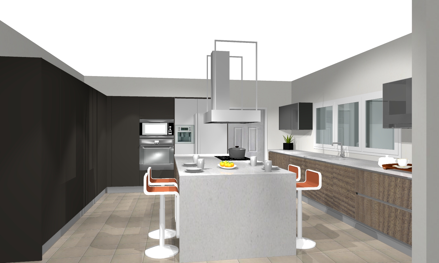 Modern Wood Kitchen