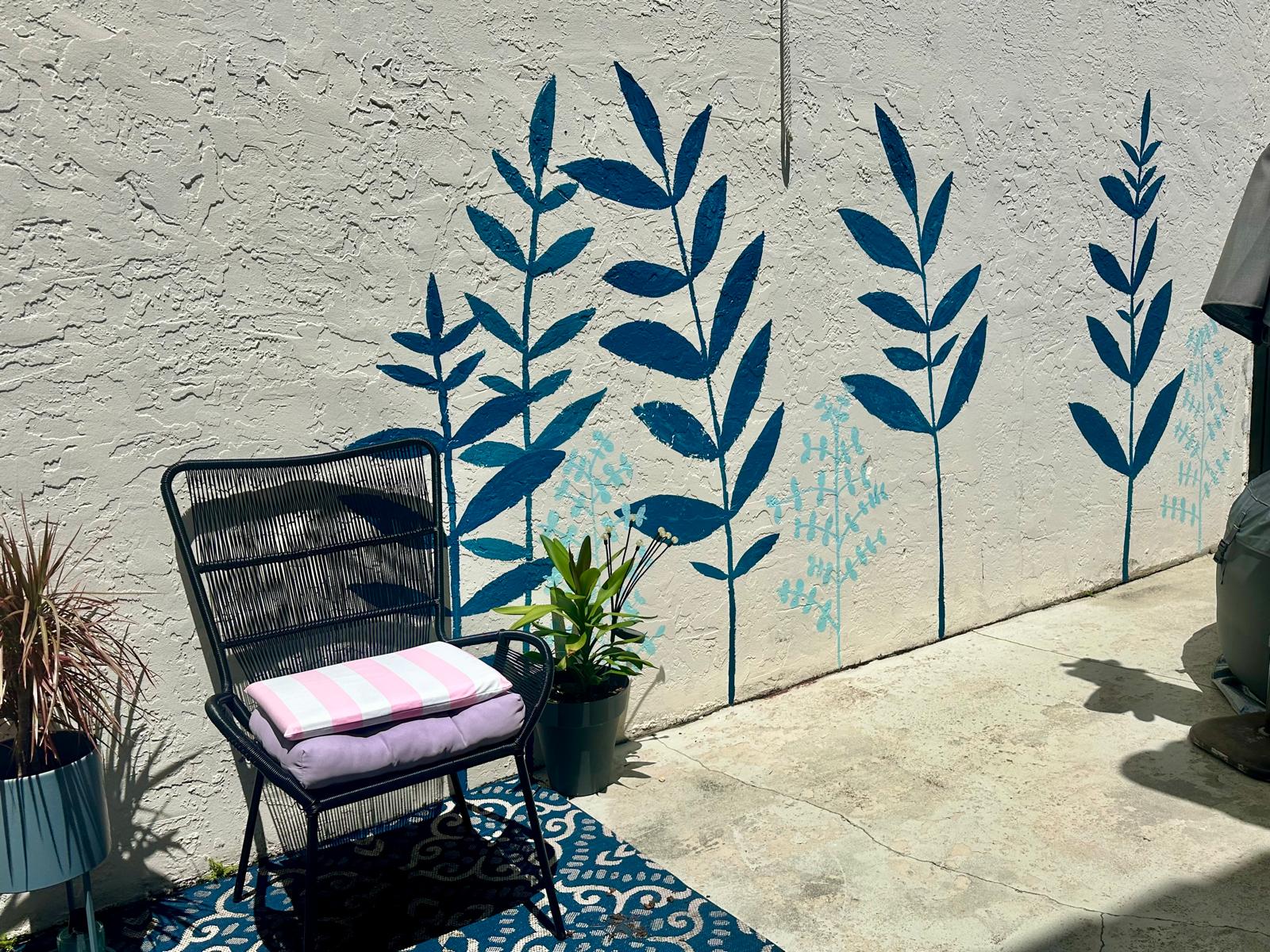 Garden in Blue