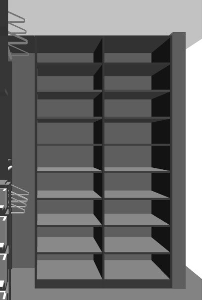 Charcoal Walk-In Closet